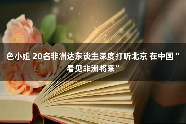 色小姐 20名非洲达东谈主深度打听北京 在中国“看见非洲将来”