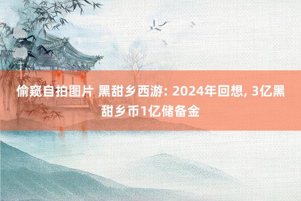 偷窥自拍图片 黑甜乡西游: 2024年回想， 3亿黑甜乡币1亿储备金